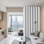 Joydeco Blackout Patio Sliding Door Curtains 108 Inches Long, Grommet Privacy - Image 2