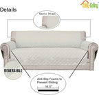 Easy-Going Reversible Oversized Couch Cover - Image 3