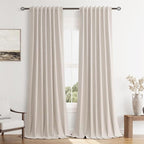 Guken 100% Blackout Curtains 84 Inch Length 2 Panels Set by Guken