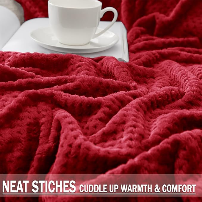 Exclusivo Mezcla Fleece Throw Blanket Extra Large, Super Soft and Warm Blankets - Image 4