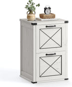 VASAGLE File Cabinet with 2 File Drawers, Printer Stand, Fit A4 Letter Size
