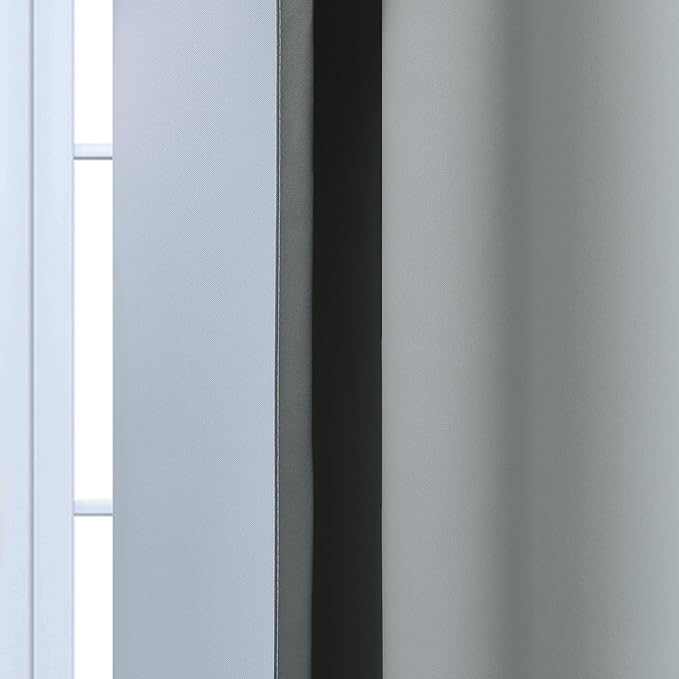 Yakamok Room Darkening Ombre Curtains 84 Inch Length, Light Blocking Grommet - Image 7