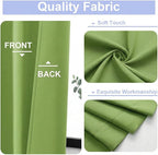 Simplebrand Ava Lime Blackout Curtains - Image 3