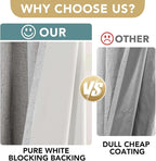 H.VERSAILTEX 100% Blackout Curtains - Image 3