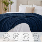 BEDELITE King Size Blanket for Bed, 300GSM Soft & Warm Fleece Blanket, - Image 2