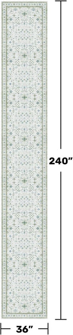 Hazo Haus Oushak 3x20 Wide Hallway Runner Rug - Image 2