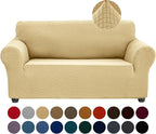 Joccun Stretch Sofa Cover for 2 Cushion Couch, Water Repellent Slipcover by Joccun