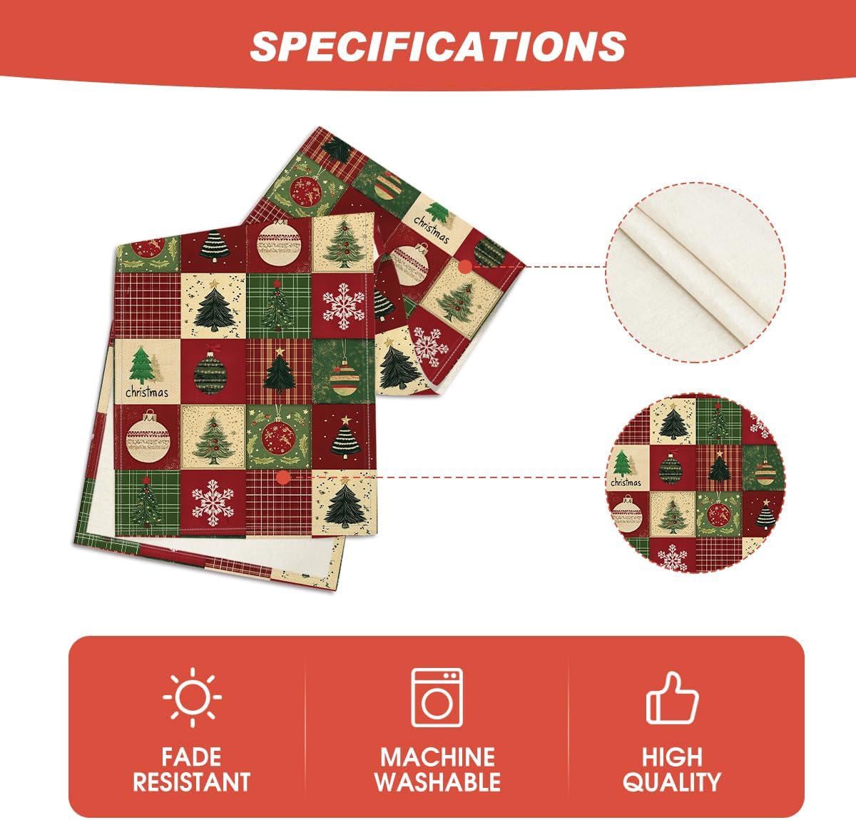 Artoid Mode Christmas Tree Gift Table Runner Home Party Decor 13x108 Inch