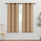 NICETOWN Thick Linen Blend Curtains Flax Textured by NICETOWN