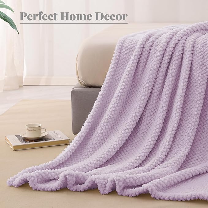 Whale Flotilla Twin Size Fuzzy Fleece Blanket - Image 7