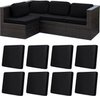 8Pcs Stretch Patio Cushion Covers, Outdoor Couch Covers Replacement, Outdoor by BIETYONE
