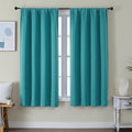 Simplebrand Ava Teal Blackout Curtains by Simplebrand
