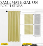 NICETOWN Paler Yellow Blackout Curtains 63 inches Long - Image 6
