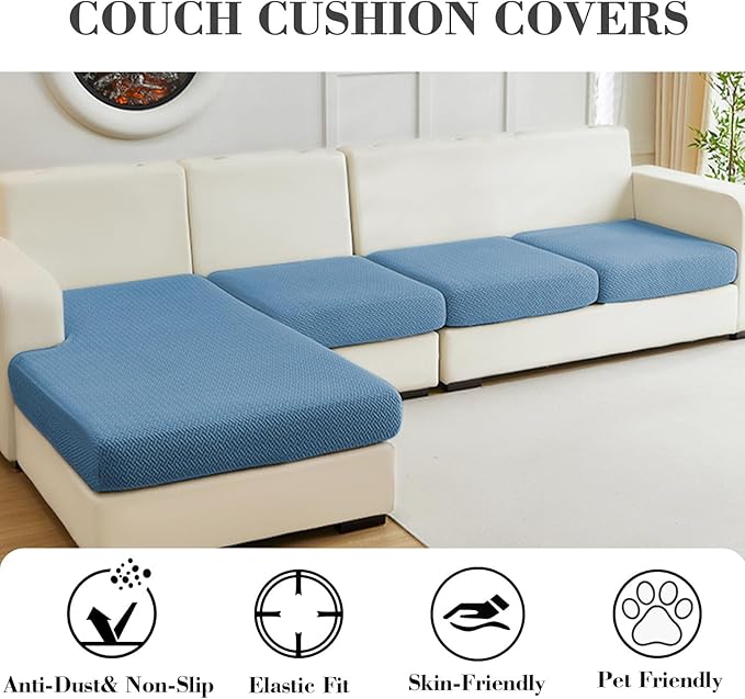 Sofa Covers Couch Covers for Sofa Pet Friendly Couch Cushion Covers Universal - Image 3