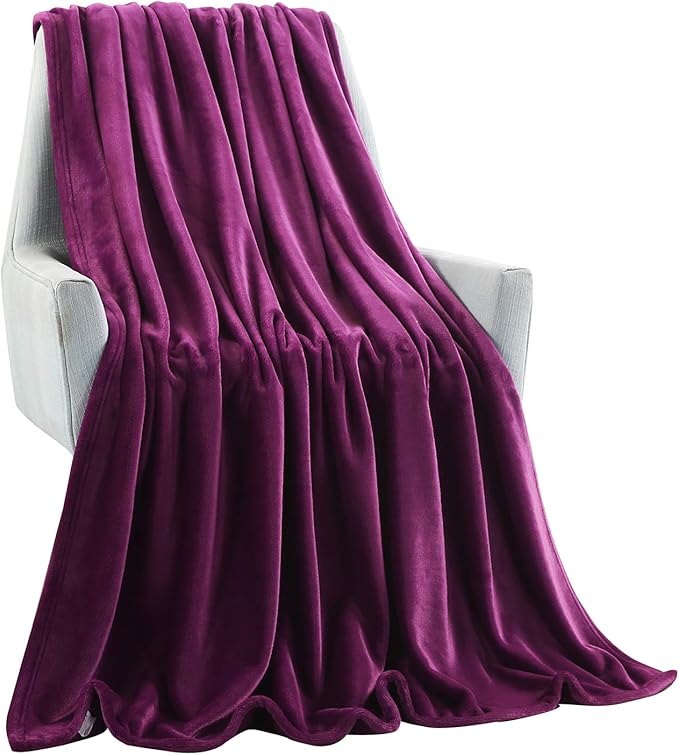 TASTHROW Large Flannel Fleece Throw Blanket, 50×70 Inch - Image 3