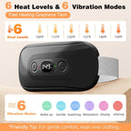 GLYDUNY Portable Cordless Heating Pad, Wearable Rechargeable Heat Pad