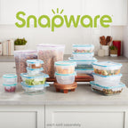 Snapware Airtight 2-Pack (22.8 Cup) Cereal Dispenser Storage Containers