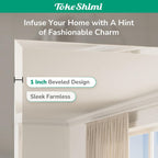 TokeShimi Bathroom Vanity Mirror Frameless with 1" Beveled Edge 24x36 in