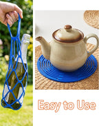 Multi-Use Silicone Wine Carrier,Reusable Single Wine Bottle Carrying Pouch