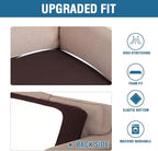 H.VERSAILTEX Super Stretch Individual Seat Cushion Covers Sofa Covers Couch - Image 6