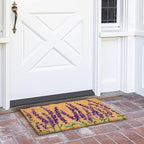 Juvale Lavender Floral Door Mat - Image 2