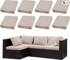 Outdoor Cushion Covers Set, Replacement by SUKAIKEQA