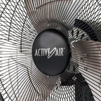ACTIVE AIR Heavy Duty Wall Mount Fan, 16", Black