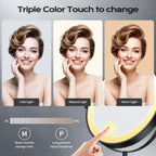 Lighted Makeup Mirror, 1X/20X Double-Sided Magnifying Vanity Mirror