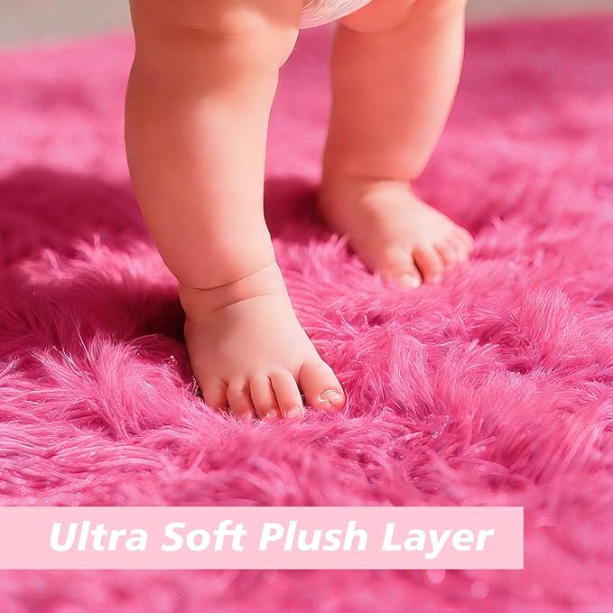8x10 Fluffy Area Rugs for Living Room, Shag Area Rug for Bedroom, Soft Fuzzy - Image 2