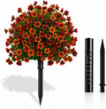 60Stems Fall Artificial Flowers for Outdoors, 22''UV Resistant Fake Flowers