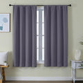 Simplebrand Ava Greyish Purple Blackout Curtains by Simplebrand