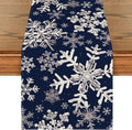 Artoid Mode Snowflakes Christmas Table Runner Home Party Decor 13x108 Inch
