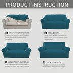 Easy-Going Stretch Oversized Loveseat Slipcover 1-Piece Sofa Cover Furniture - Image 6