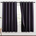 NICETOWN 100% Blackout Window Curtain Panels, 2 Pieces, 70-inch Wide Per Panel by NICETOWN