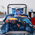 Twin Bedding Sets for Boys - 3 Pieces Truck Bedding Twin Comforter Set
