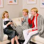 4 Pack Fleece Throw Blankets 50x60 Inches - Image 2