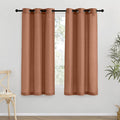 NICETOWN Caramel Short Linen Curtains by NICETOWN