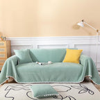 HANDONTIME Cute Sofa Covers Light Green Couch Covers by HANDONTIME