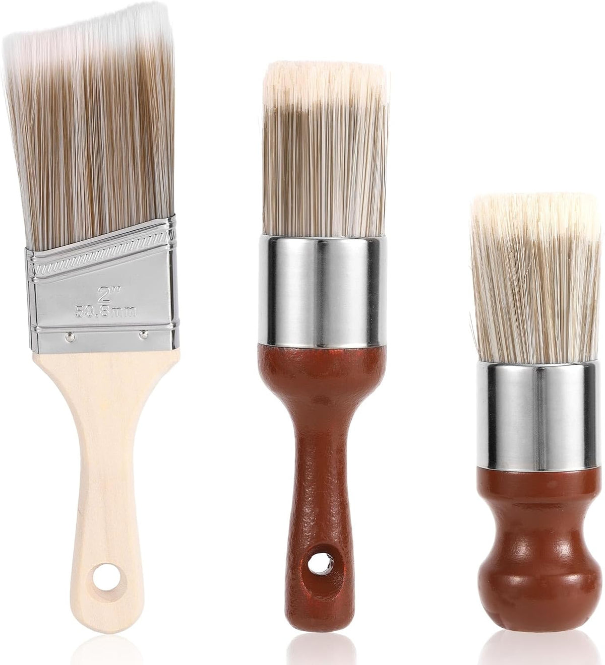 3pcs Leather Furniture Salve Brush, 3 Styles (Large)