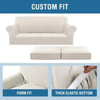 H.VERSAILTEX 3 Piece Stretch Sofa Covers - Image 6