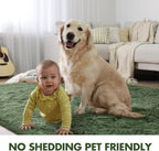 9x12 Ft Extra Large Shag Green Area Rug - Image 6