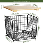 2 Pack Stackable Potato Onion Bins, Pantry Organizers and Storage