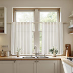 Nanspring Linen Curtains 40 Inch Length - Image 6