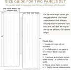 100% Blackout Shield Linen Blackout Curtains - Image 7