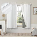 Short Small Window Room Darkening Curtains 58 Inches Long by Pitalk