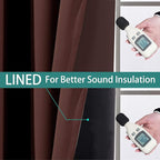 Yakamok 100% Blackout Patio Door Curtain Panels - Image 4