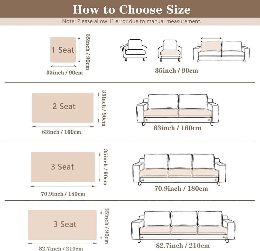 MYSKY HOME Couch Cover for Dogs, Plush Soft Sofa Cover Washable, Couch Covers for 3 Cushion Sofa Pet Friendly, Waterproof Non-Slip Durable Sofa Slipcover Furniture Protector, Moss Green, 35"x83"