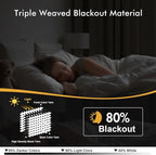 MIULEE Cream Beige Blackout Curtains - Image 2
