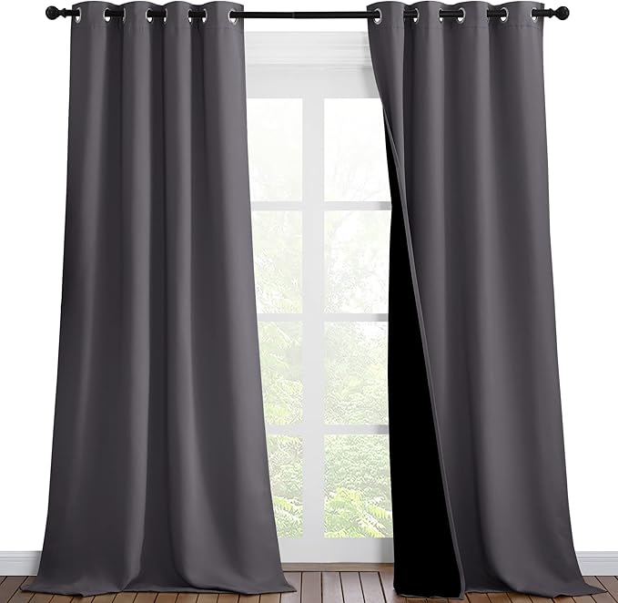NICETOWN 100% Blackout Blinds, Laundry Room Decor Window Treatment Curtains by NICETOWN