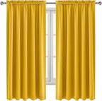 DWCN Blackout Curtains for Bedroom – Rod Pocket Thermal Insulated Noise - Image 9